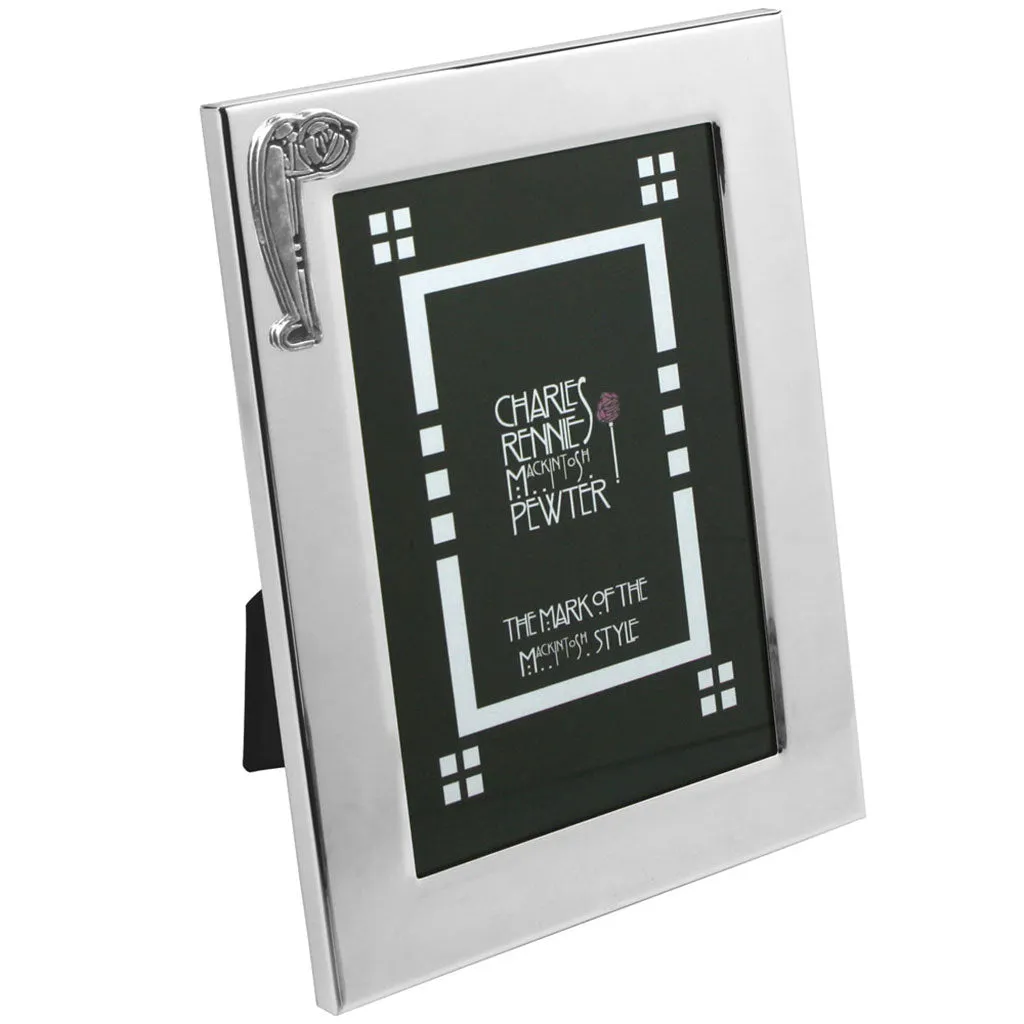6x4 Silver Plated Charles Rennie Mackintosh Photo Frame
