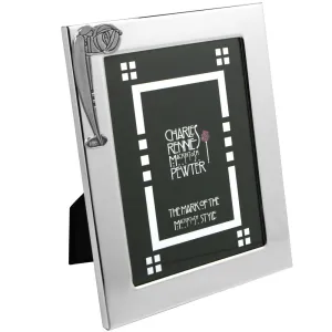 7x5 Silver Plated Charles Rennie Mackintosh Photo Frame