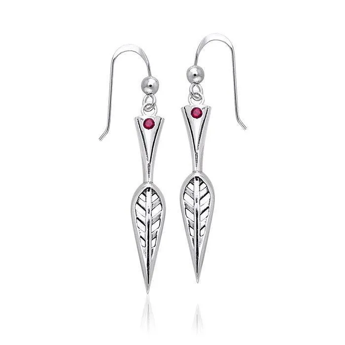 Art Deco Silver Earrings TER152