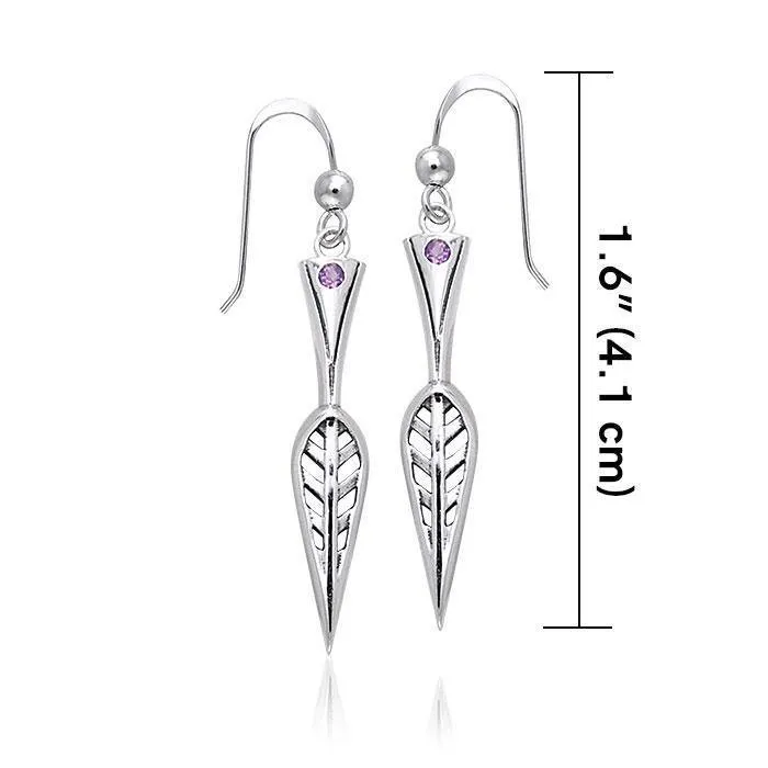 Art Deco Silver Earrings TER152