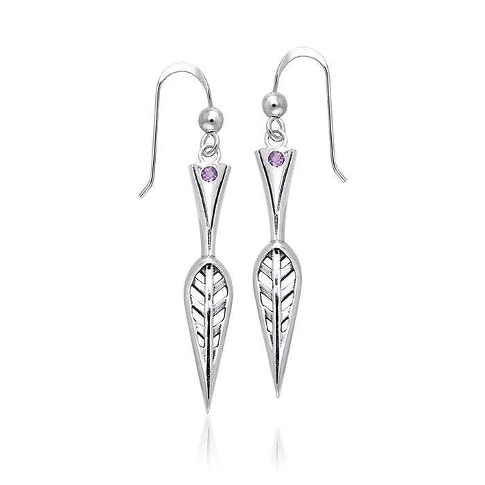 Art Deco Silver Earrings TER152