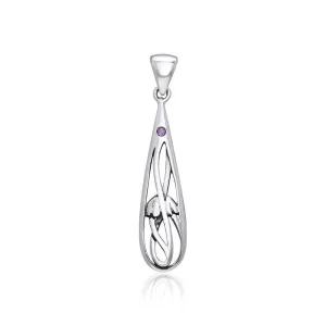 Art Deco Silver Pendant TPD444
