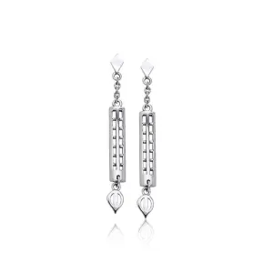 Art Nouveau Silver Earrings TER159