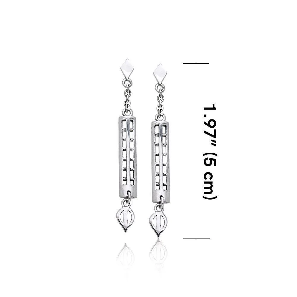 Art Nouveau Silver Earrings TER159
