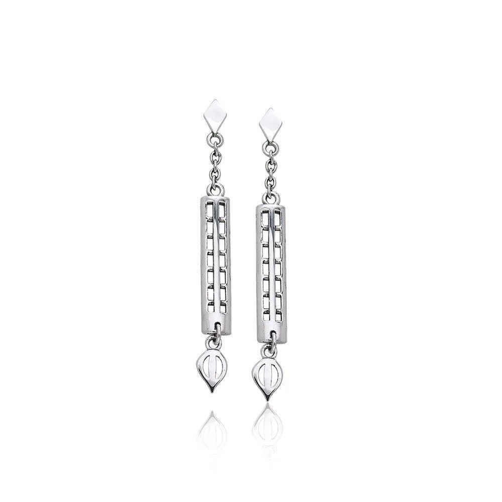 Art Nouveau Silver Earrings TER159