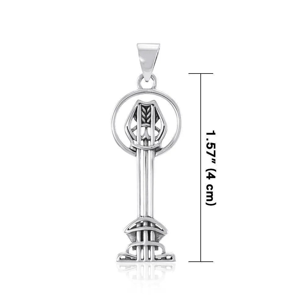 Art Nouveau Silver Pendant TPD493