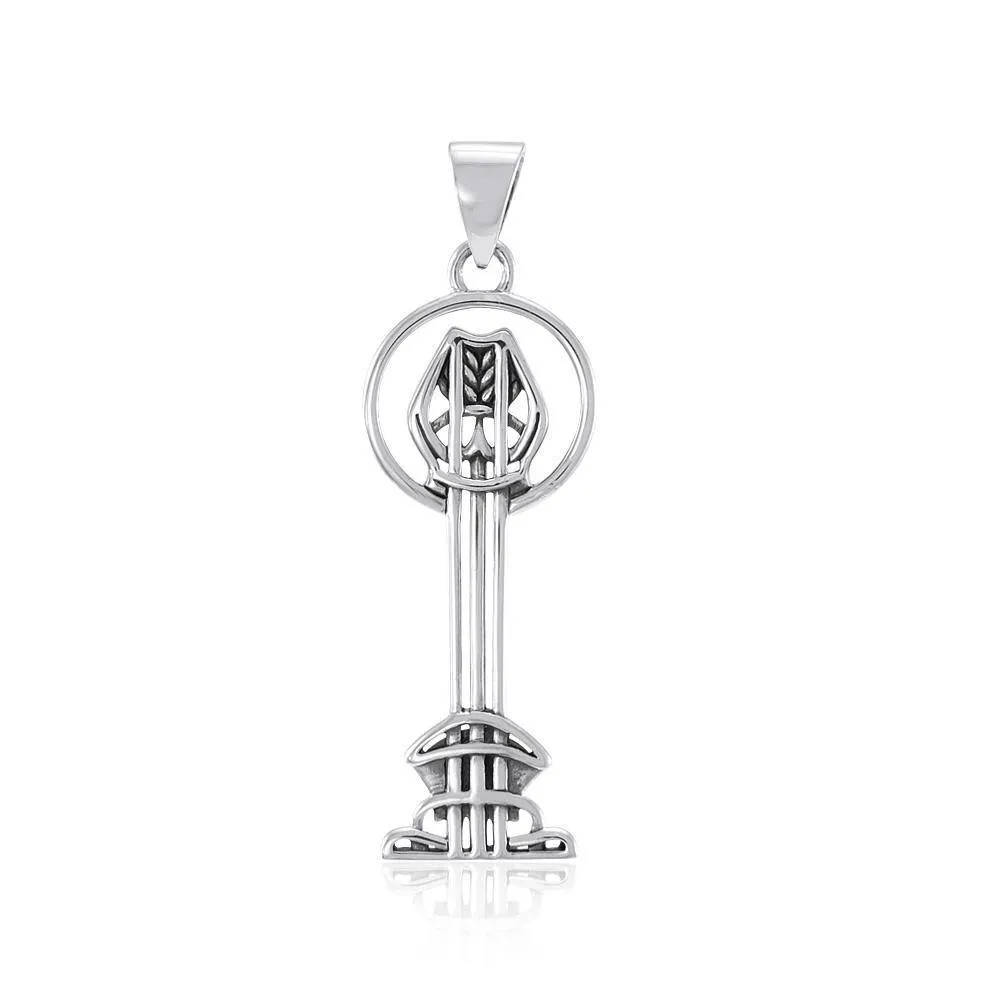 Art Nouveau Silver Pendant TPD493