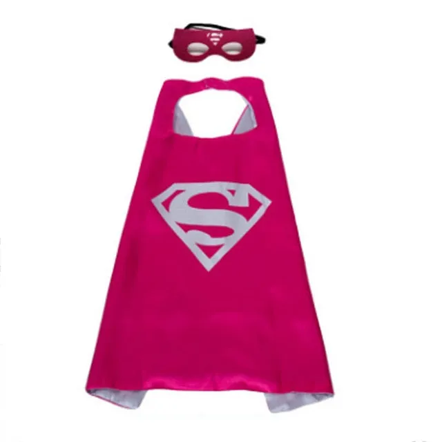 Boys Superhero Capes and Masks Children's Girls Hero Cloak Cosplay Costume For Kids Halloween Party superman Spiderman Iron Man Transformers Star Wars