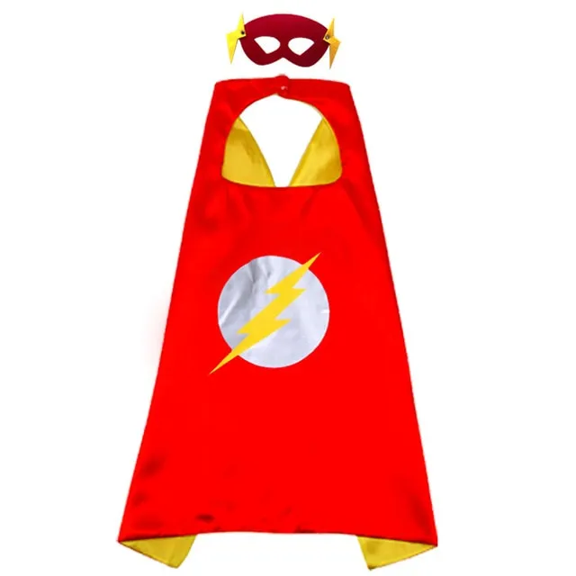 Boys Superhero Capes and Masks Children's Girls Hero Cloak Cosplay Costume For Kids Halloween Party superman Spiderman Iron Man Transformers Star Wars
