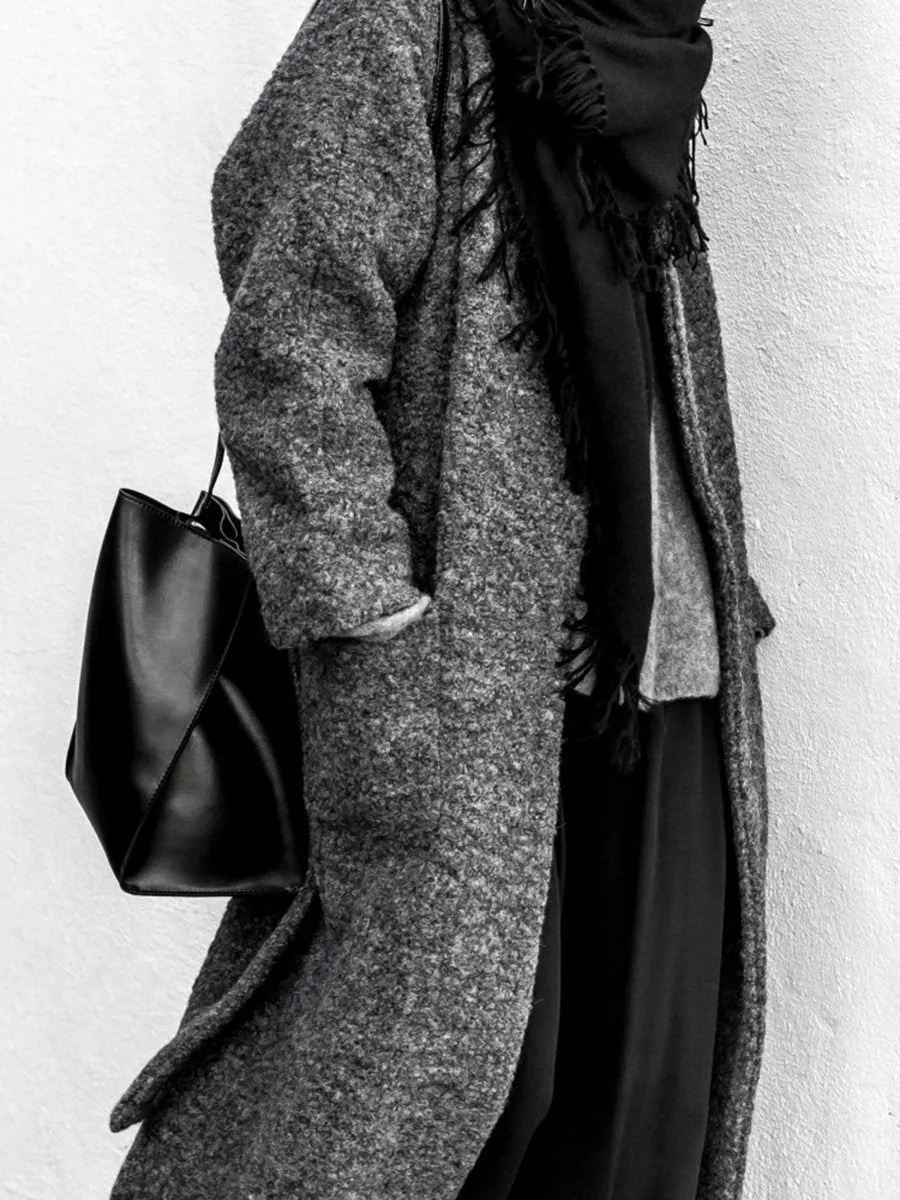 Casual Long Knit Jacket