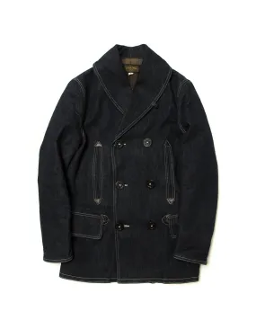 Denim Shawl Peacoat