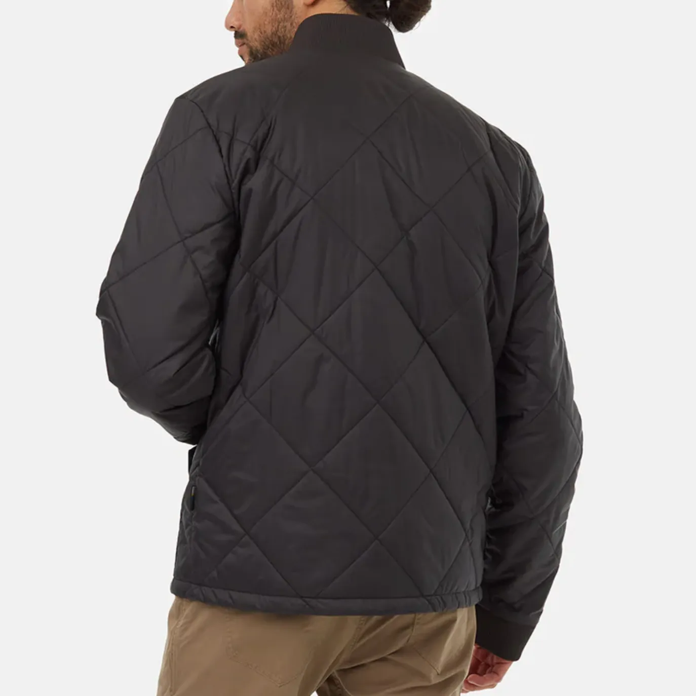 Diamond Padded Bomber Jacket *