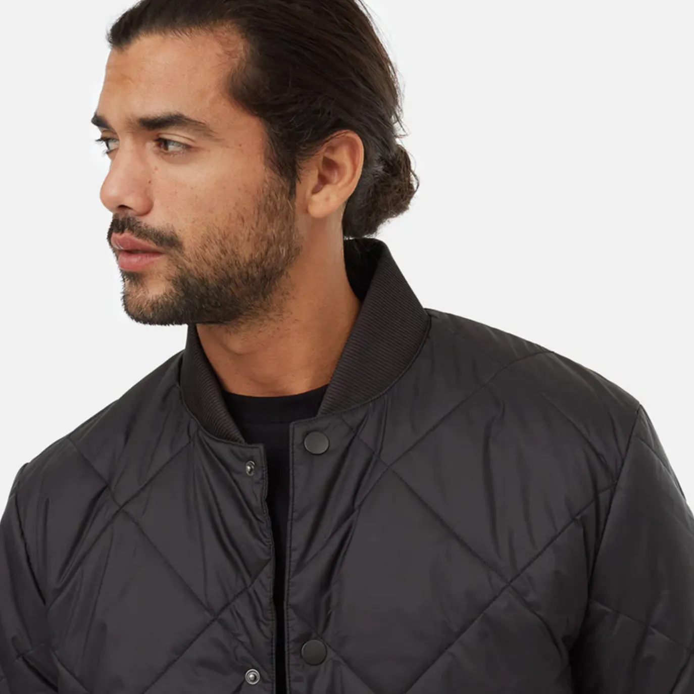 Diamond Padded Bomber Jacket *