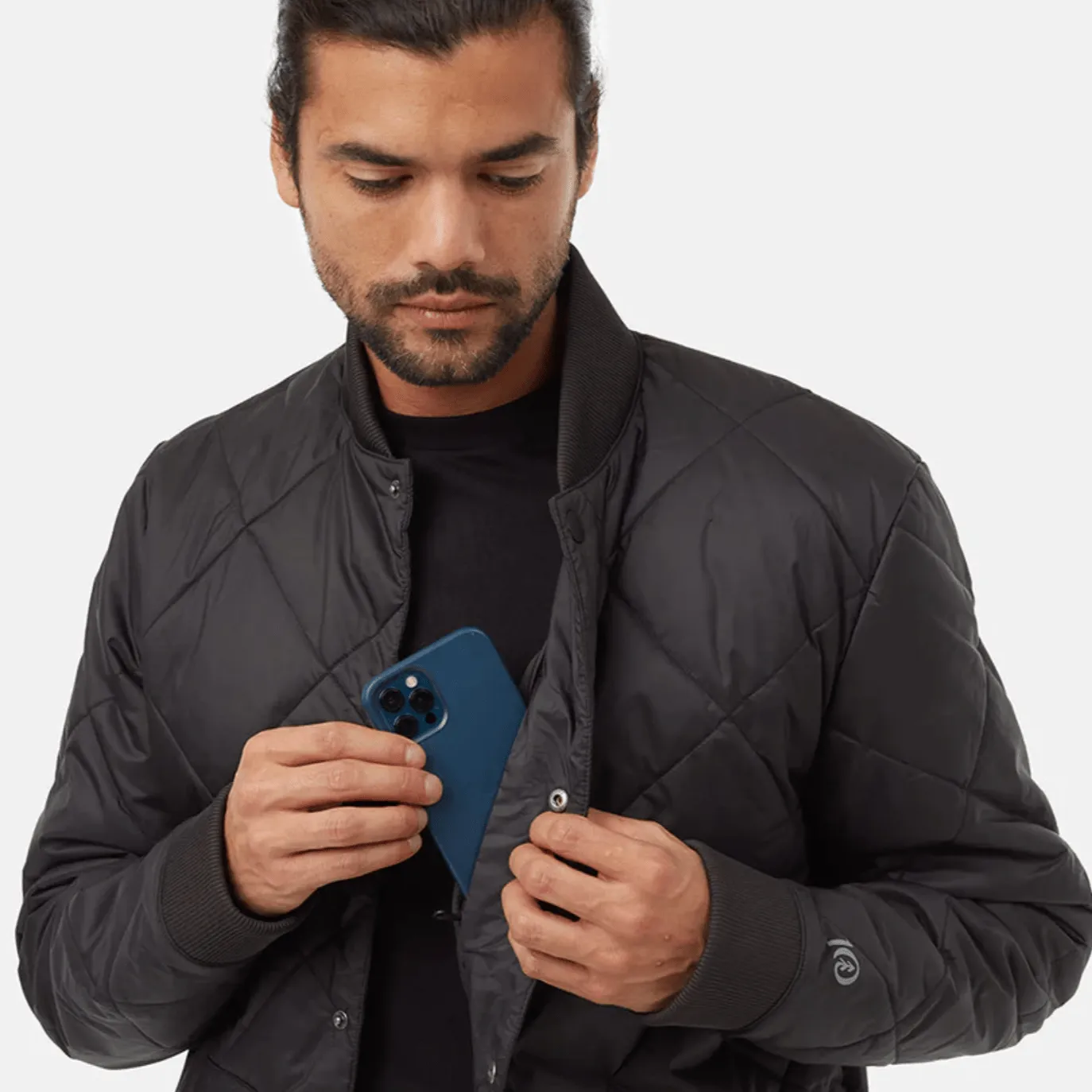 Diamond Padded Bomber Jacket *