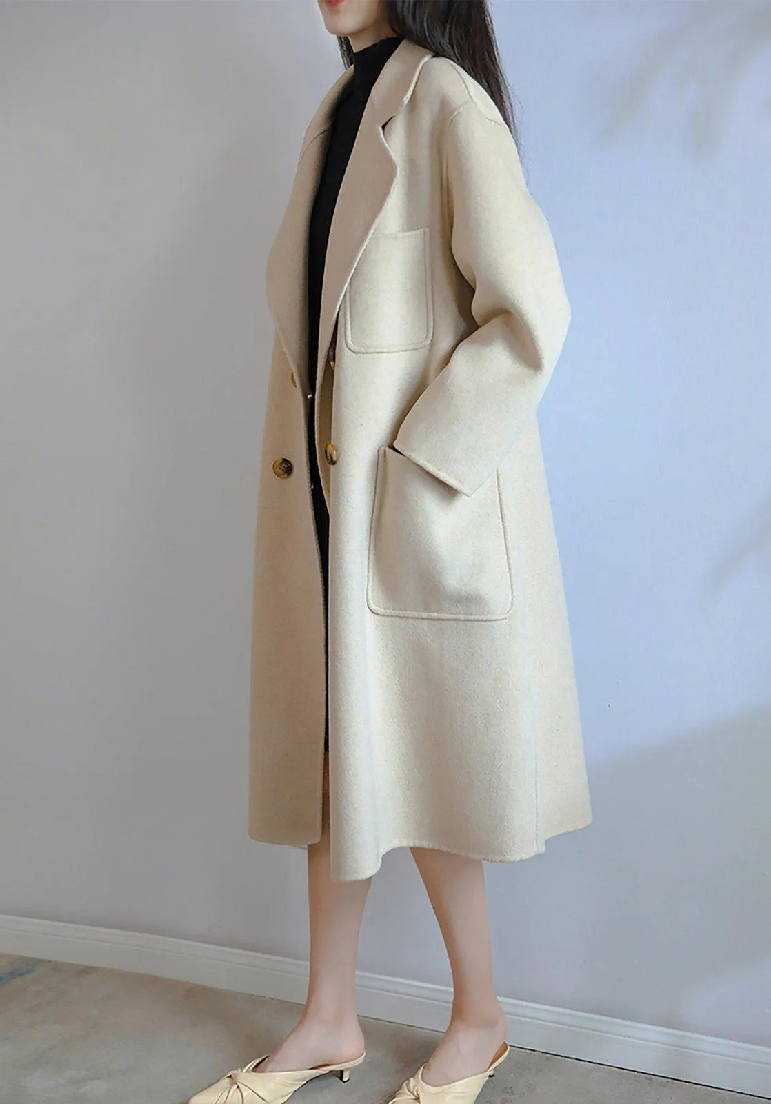 Double Breasted Wool Coat
