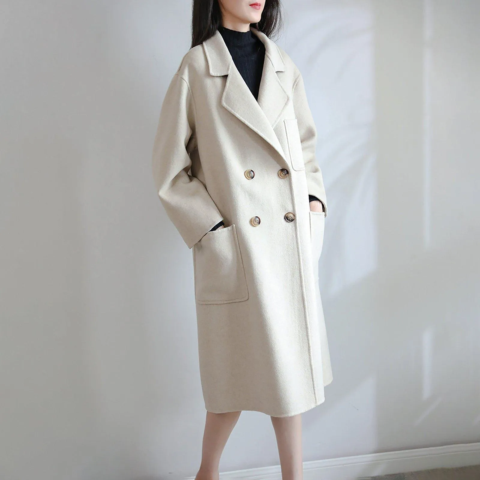 Double Breasted Wool Coat