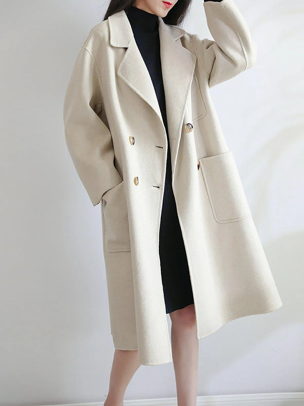 Double Breasted Wool Coat