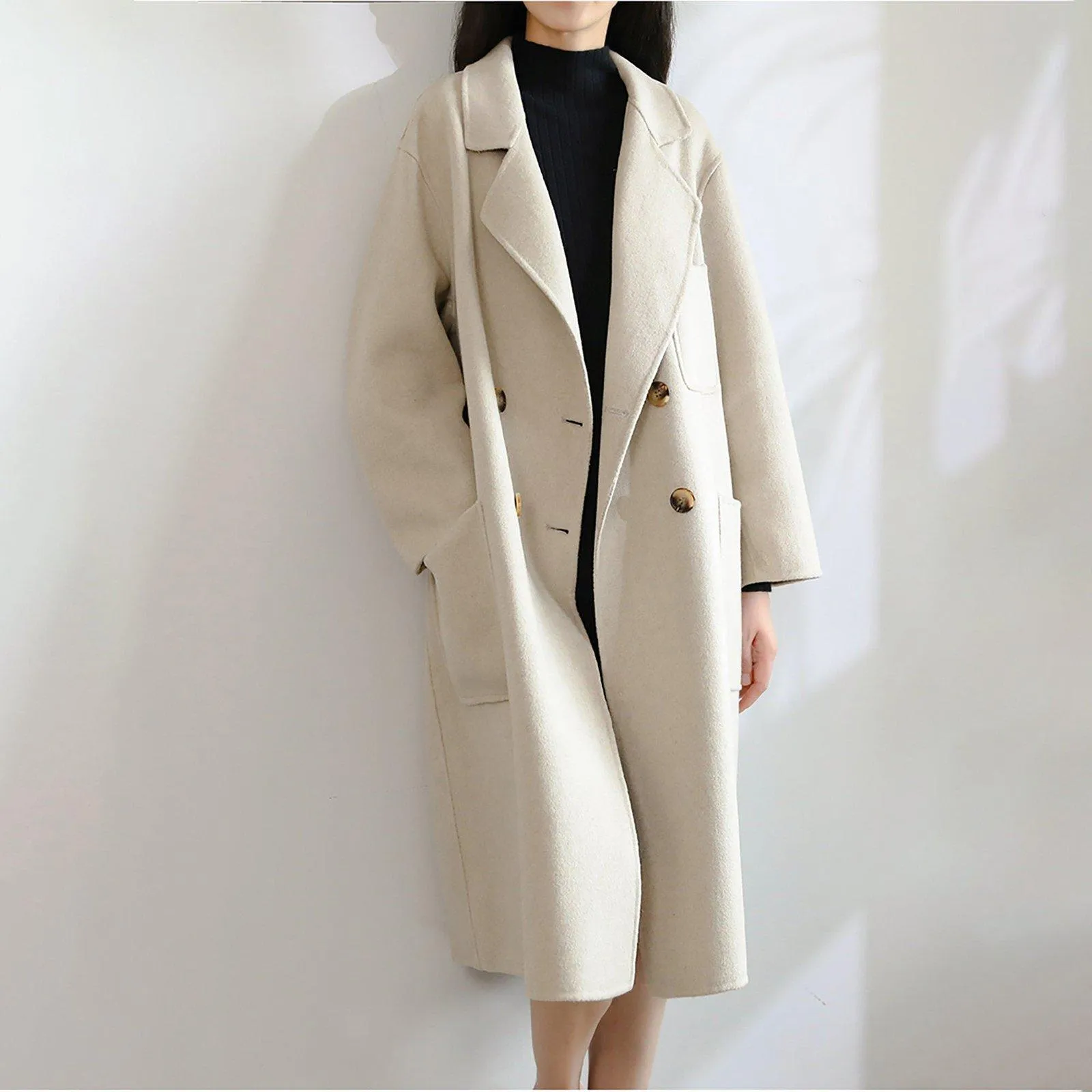 Double Breasted Wool Coat
