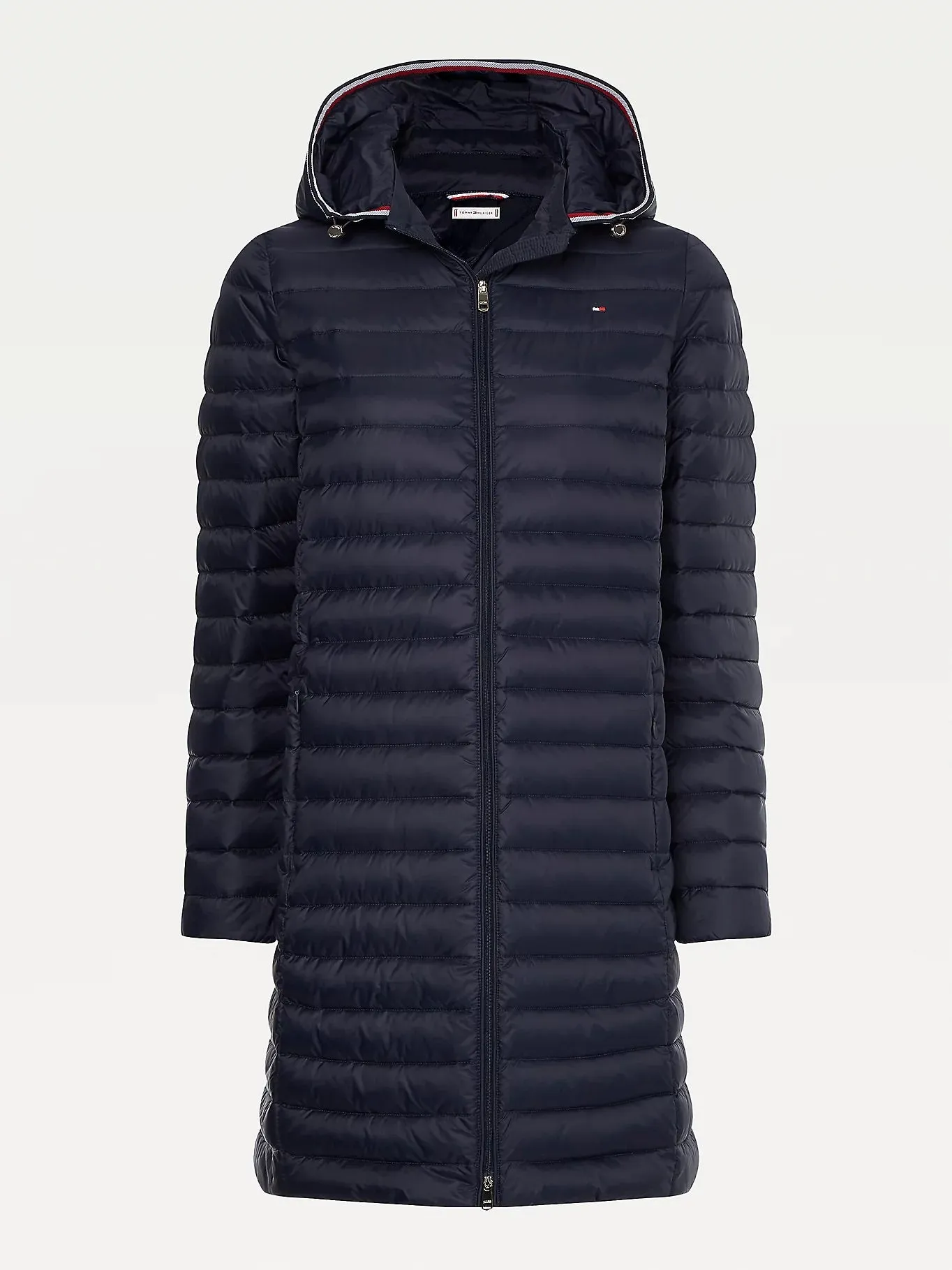 Essential Lightweight Down Packable Coat - Navy