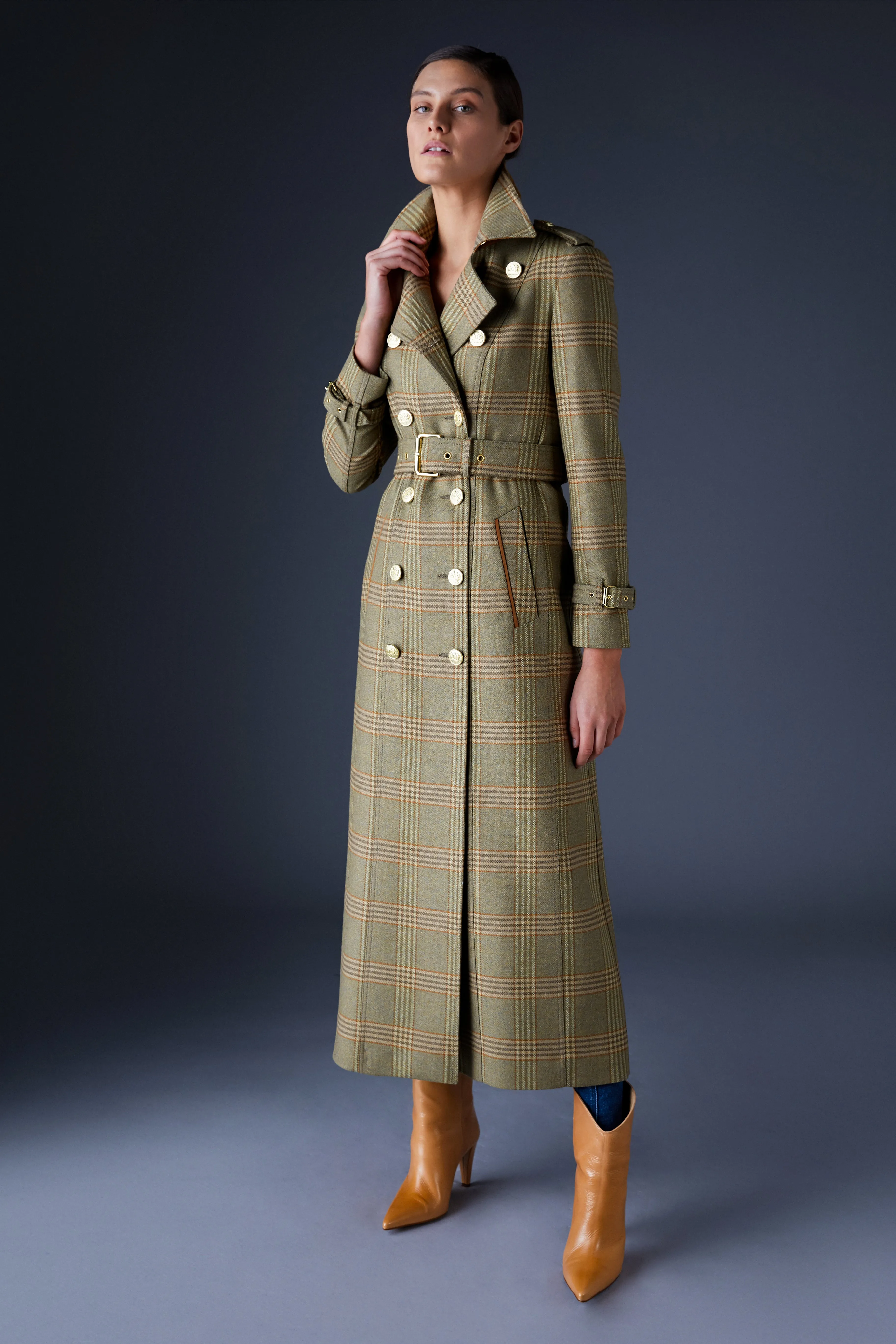 Full Length Marlborough Trench Coat - Leveret