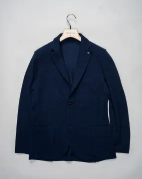 Gran Sasso Knitted Blazer / Navy