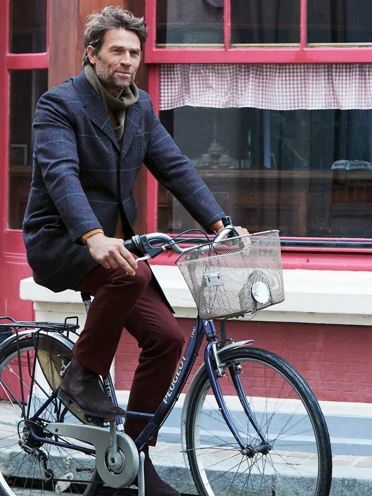 Haincliffe Overcoat - Blue Check