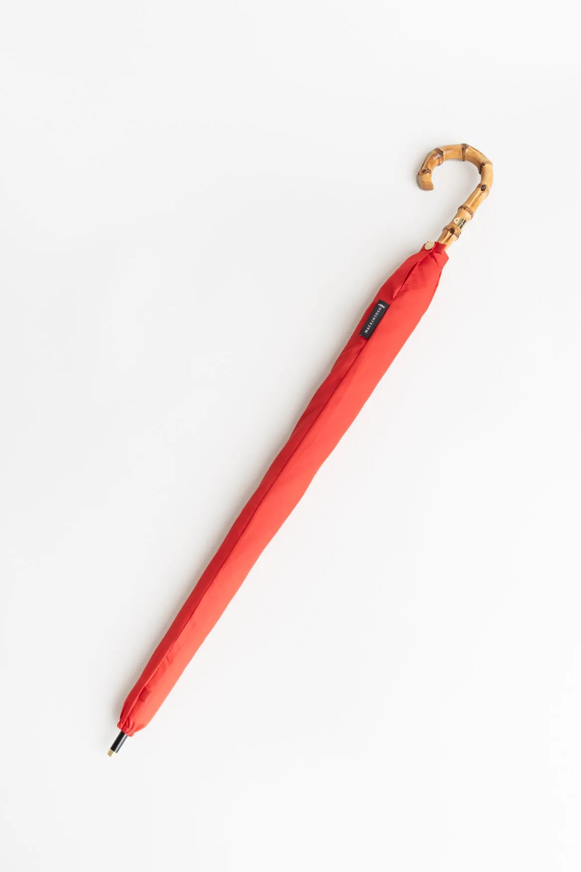 Heriot Red Whangee Handle Stick Umbrella