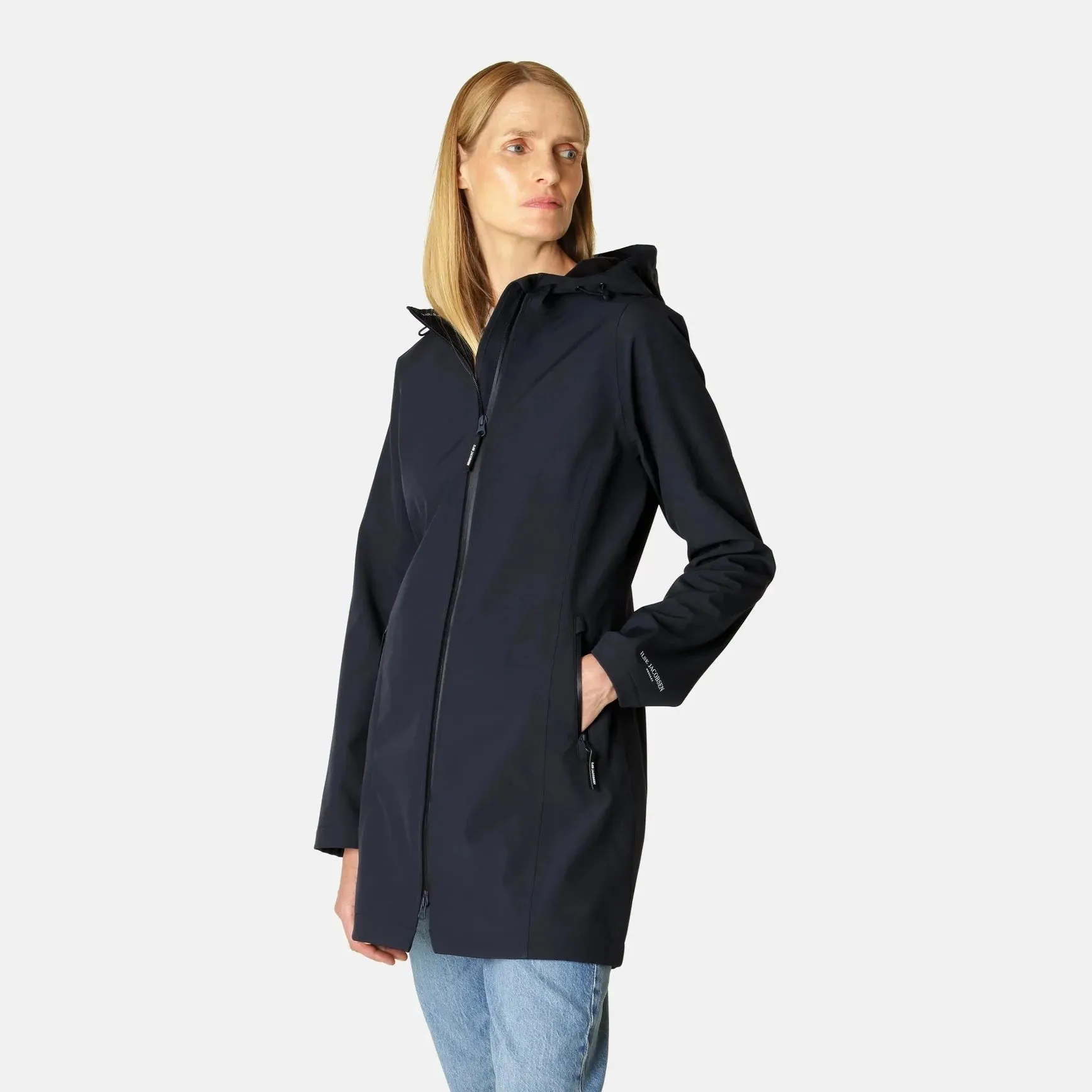 Ilse Jacobsen Daybreak Raincoat 01 - Dark Indigo
