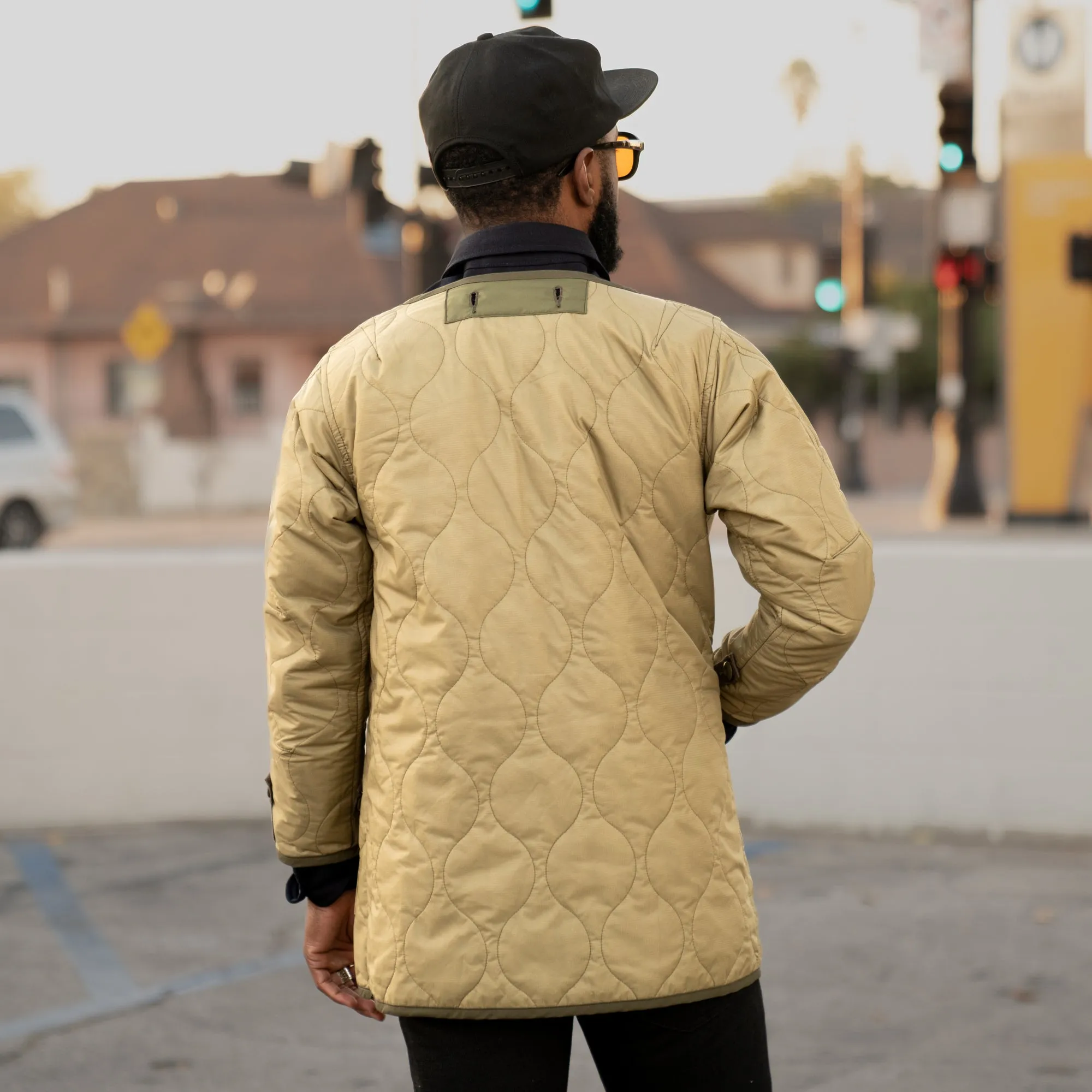 Iron Heart IHM-38-OLV 5oz Quilted Lining M-51 Type Field Coat Olive FINAL SALE