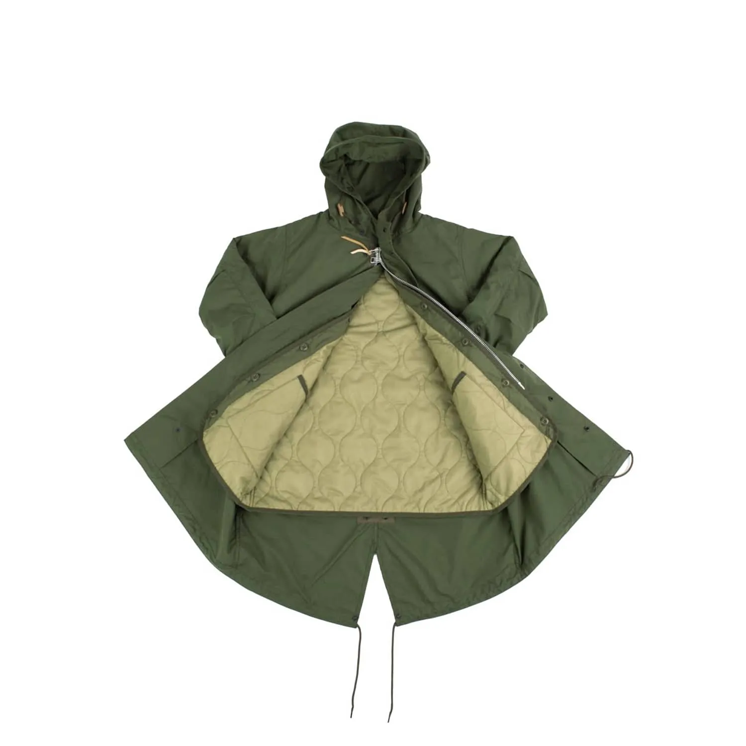 Iron Heart IHM-38-OLV 5oz Quilted Lining M-51 Type Field Coat Olive FINAL SALE