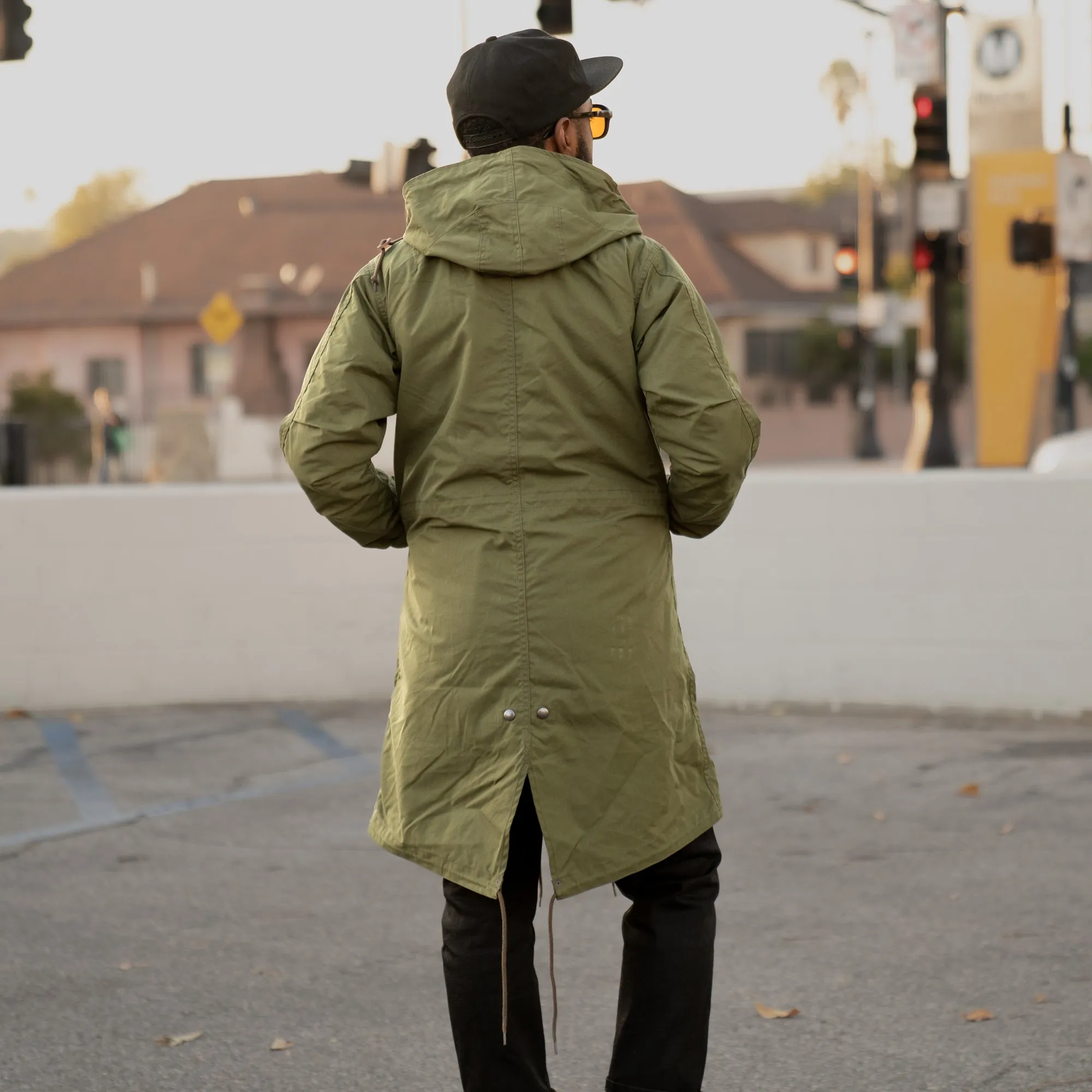 Iron Heart IHM-38-OLV 5oz Quilted Lining M-51 Type Field Coat Olive FINAL SALE