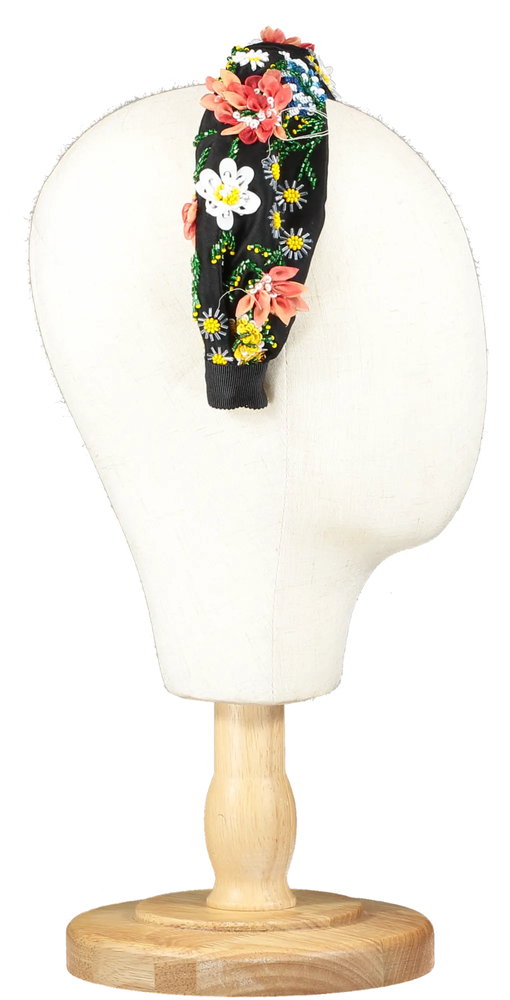JENNIFER BEHR Black Embellished Jardin Headband One Size
