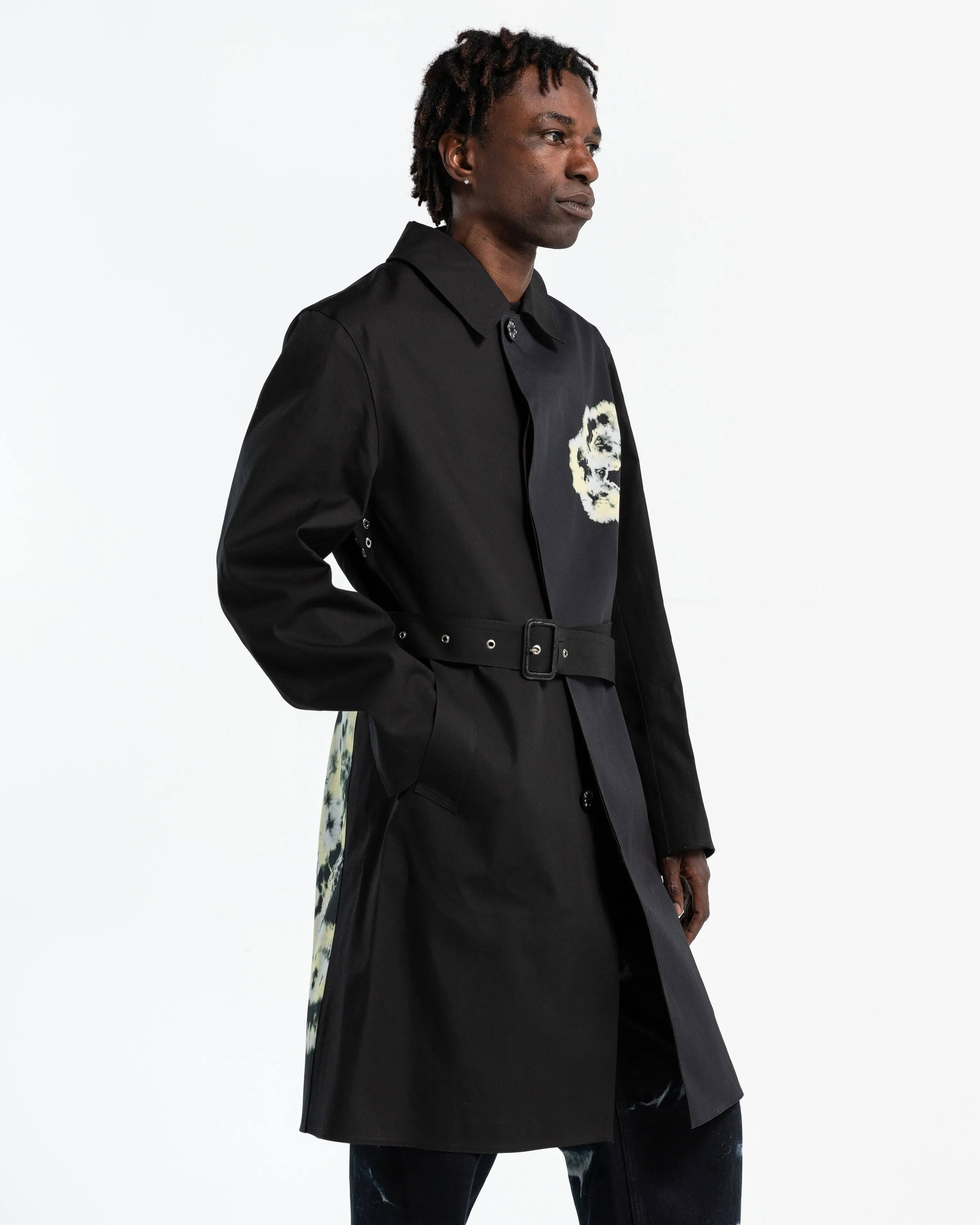 John Elliott x Mackintosh Spring Coat in Black