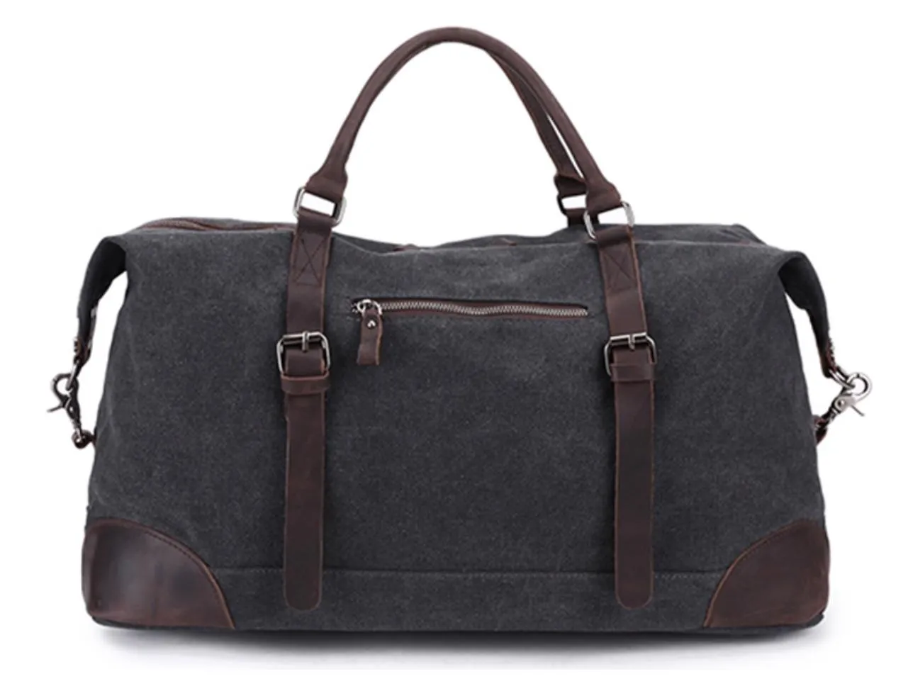 Leeston Canvas Leather Duffle Bag