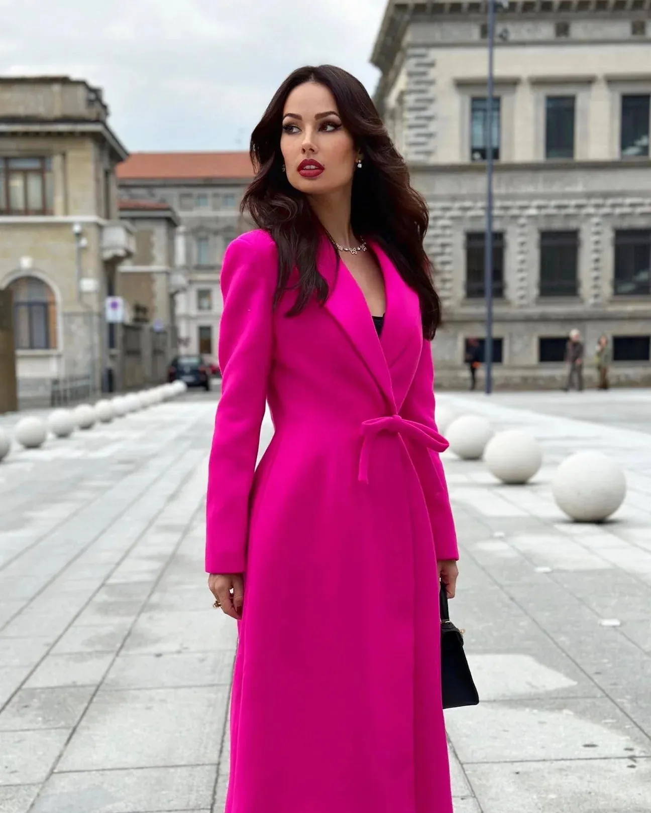 LUANA Coat Bodycon Dress