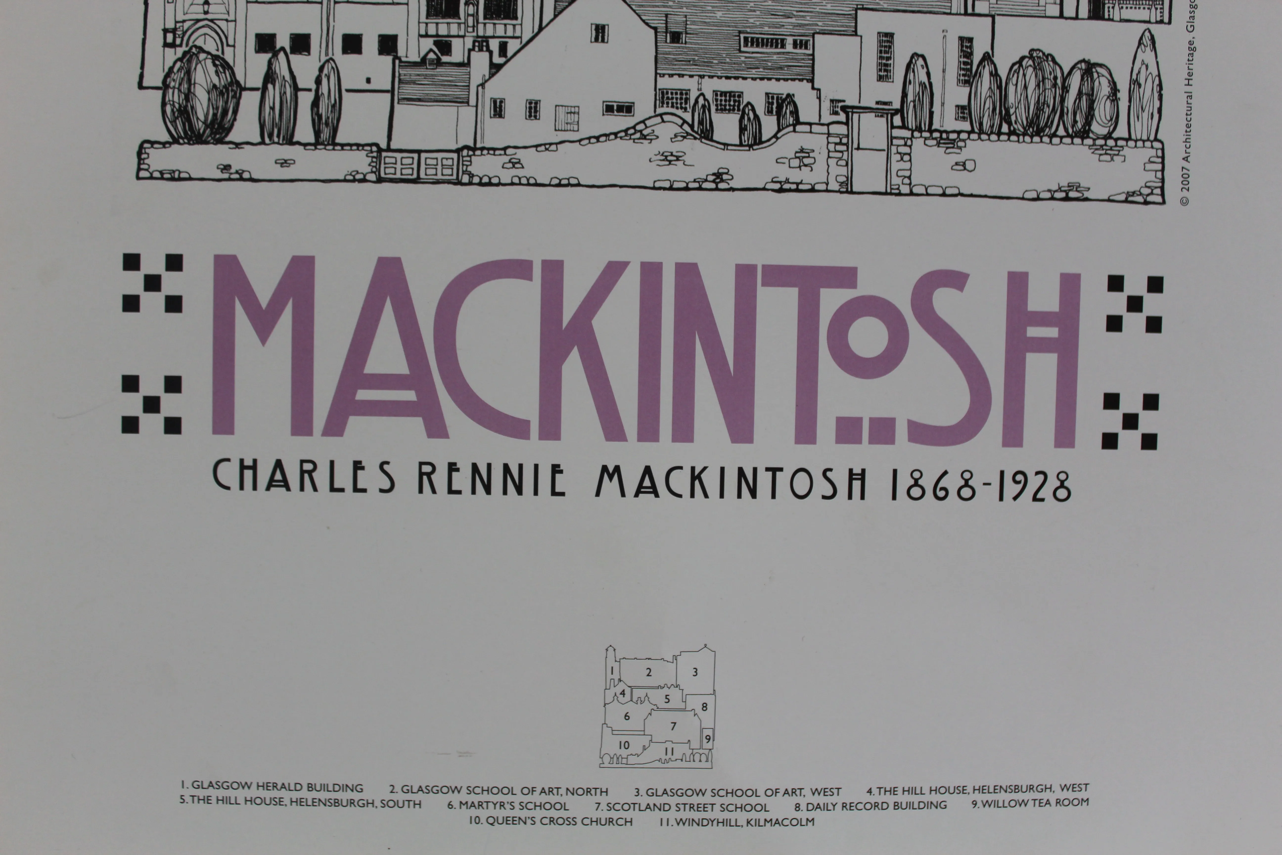 Mackintosh a3 Print