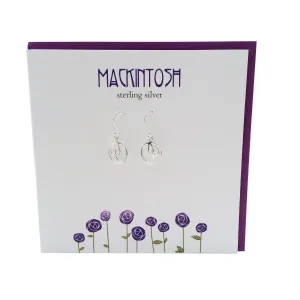 Mackintosh Leaf earrings card
