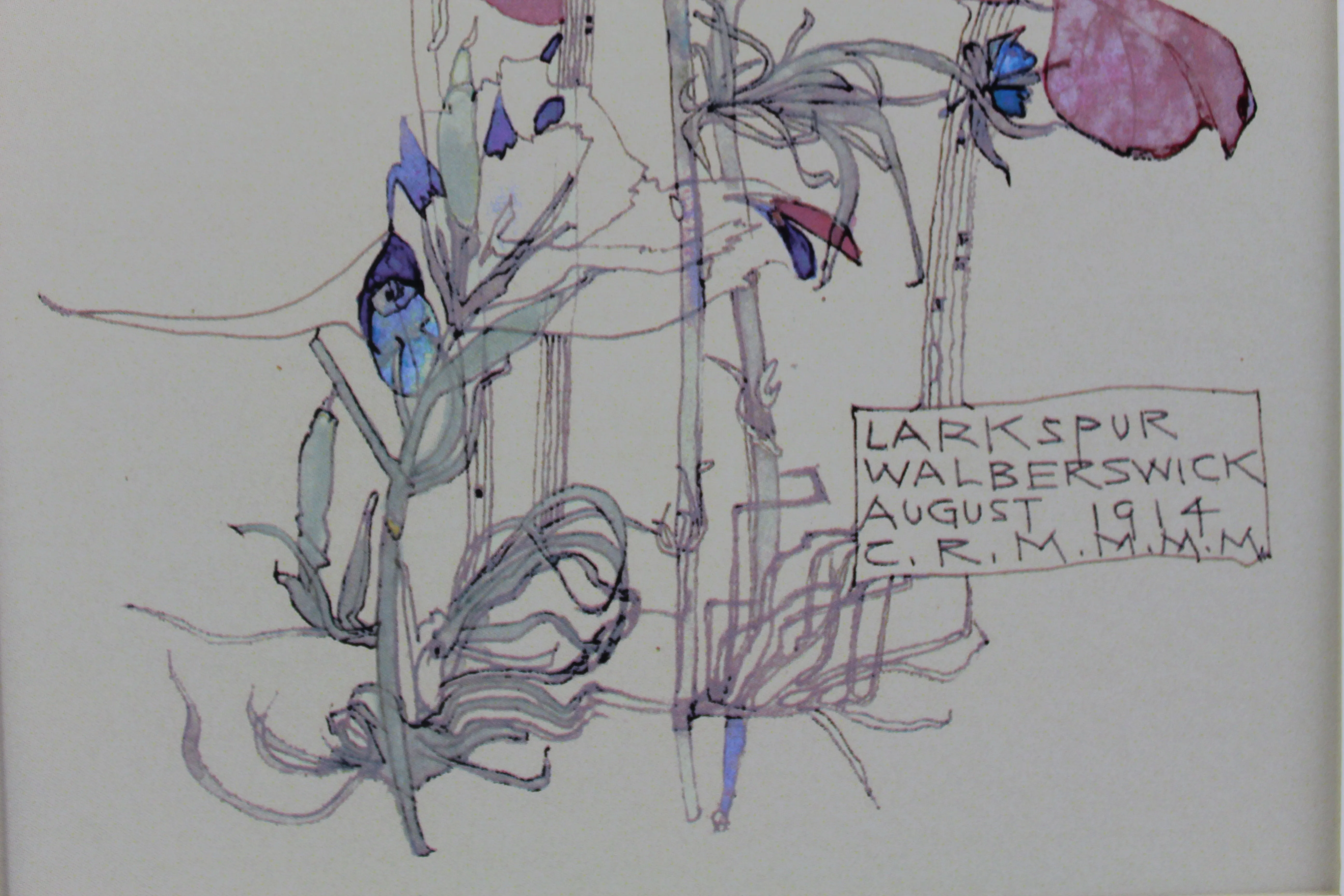 Mackintosh "Larkspur" Print