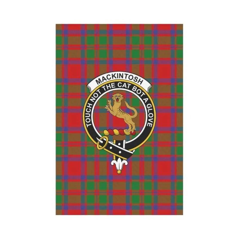 Mackintosh Tartan Flag Clan Badge K7
