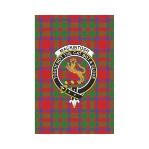 Mackintosh Tartan Flag Clan Badge K7