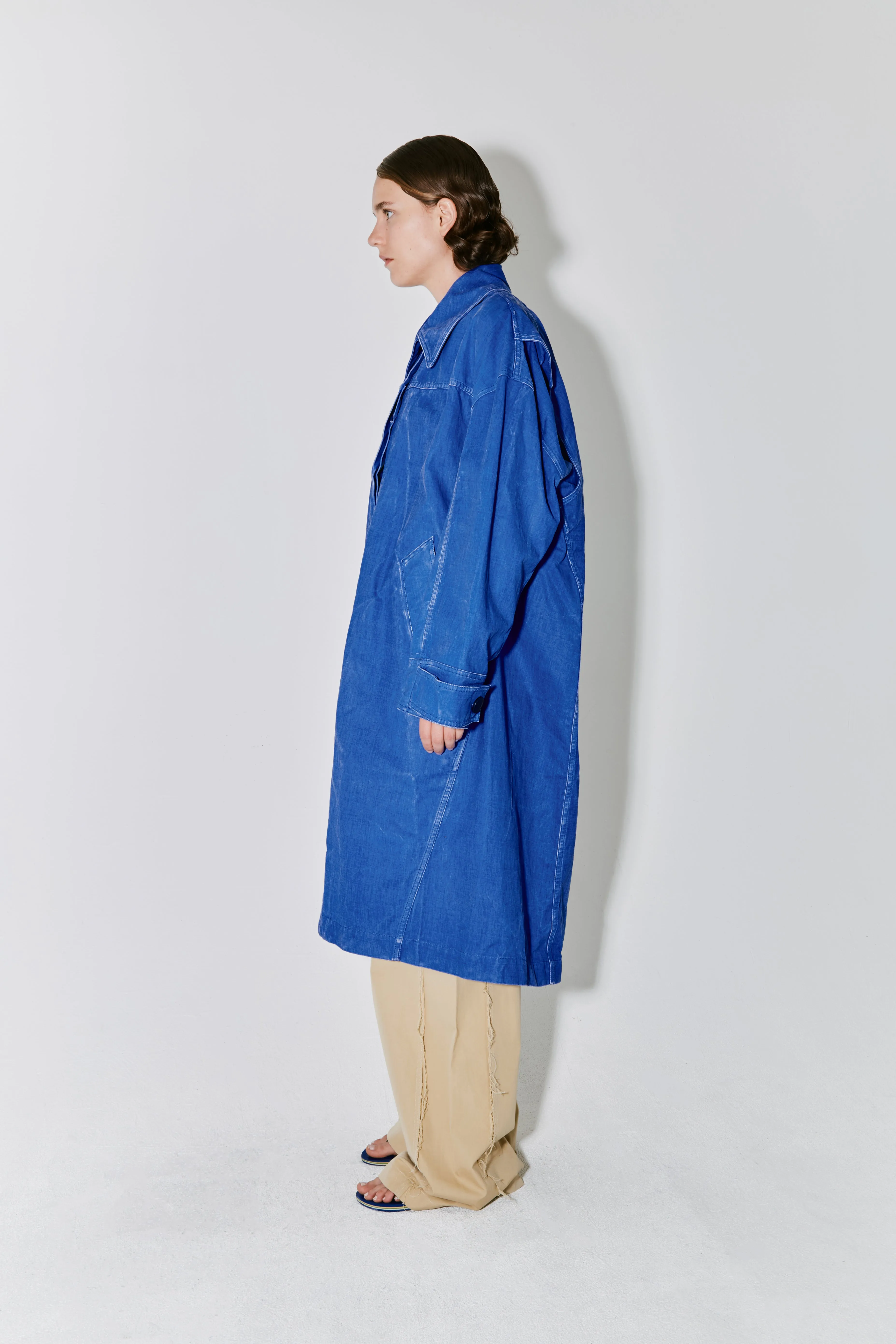 MANSO coat azure blue
