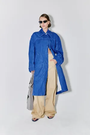 MANSO coat azure blue
