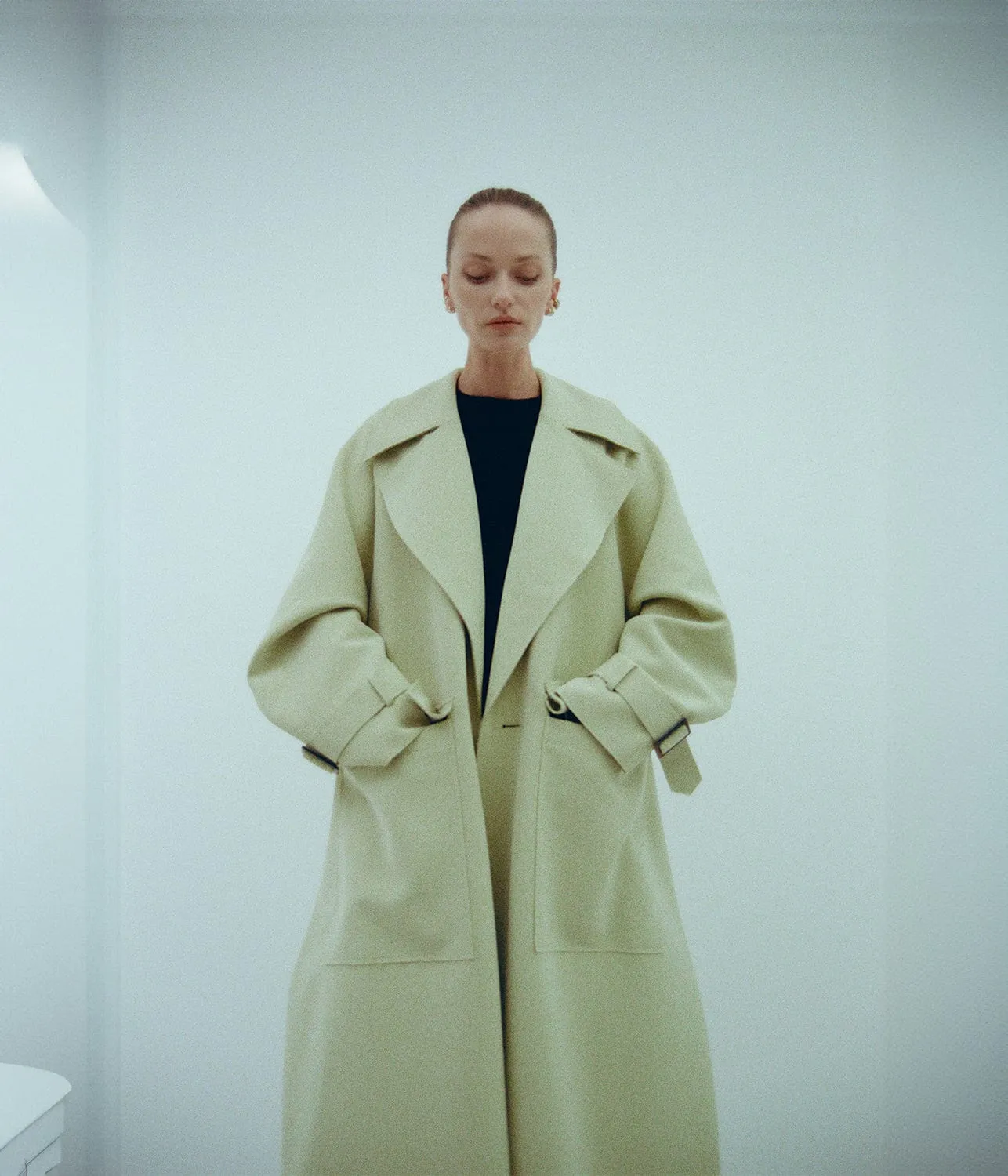 MILLER TRENCH COAT- PEAR