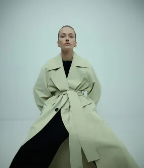MILLER TRENCH COAT- PEAR