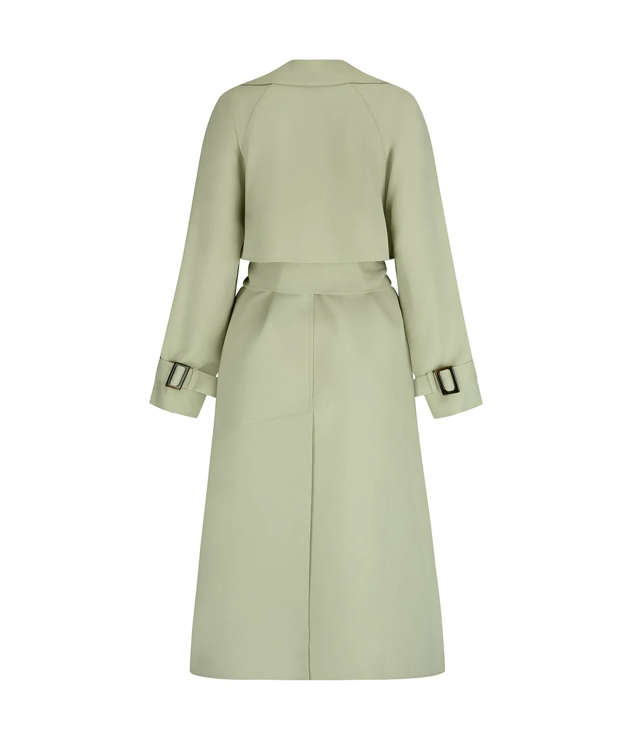 MILLER TRENCH COAT- PEAR
