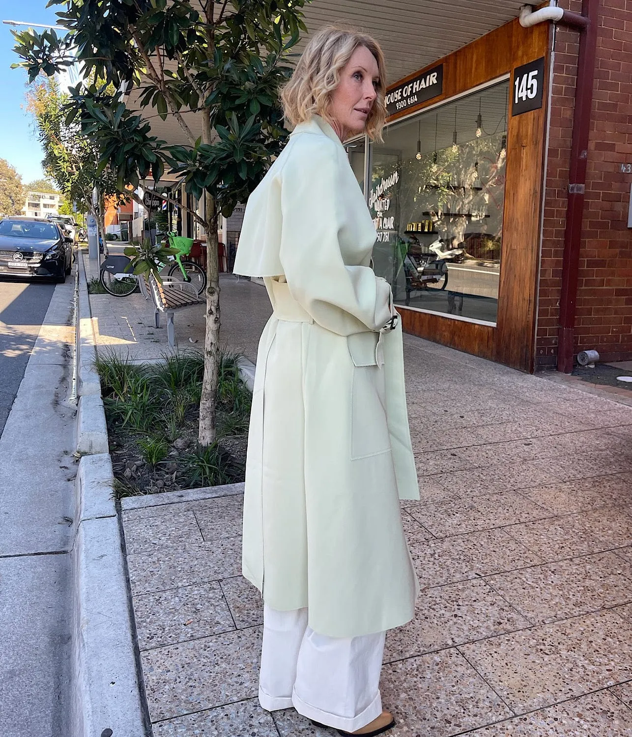 MILLER TRENCH COAT- PEAR