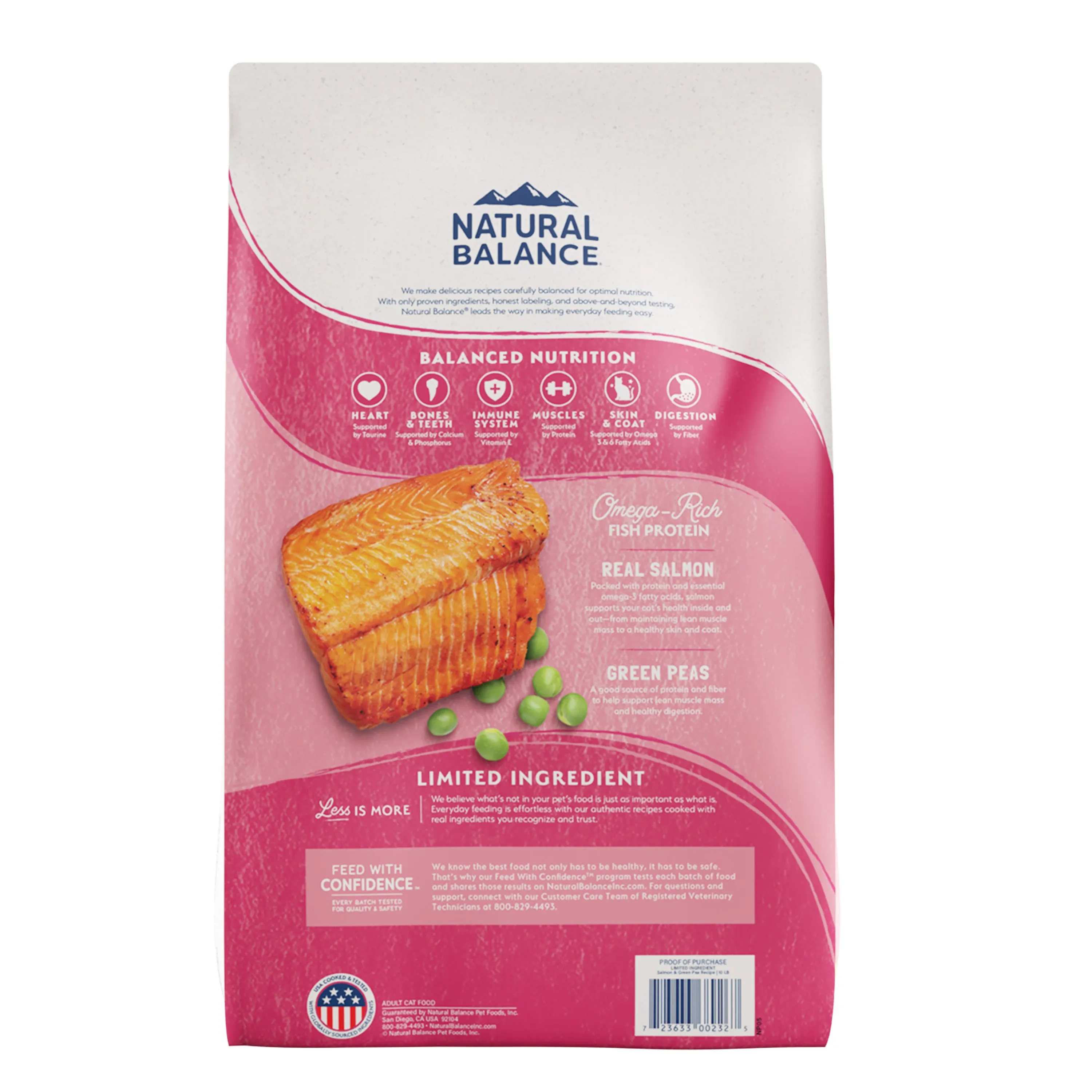 Natural Balance Limited Ingredient Grain Free Salmon & Green Pea Recipe Cat Dry