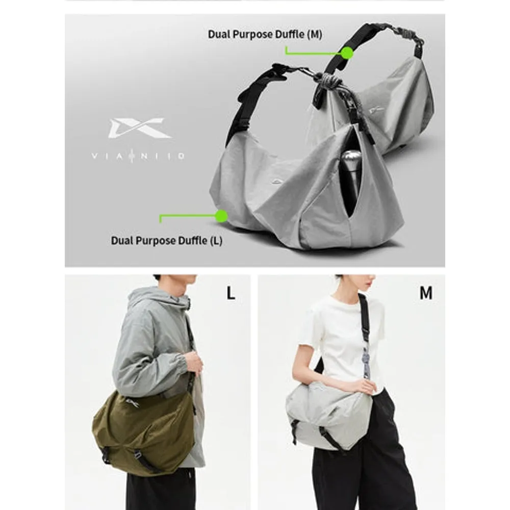 NIID NIID VIA DUAL PURPOSE DUFFLE 22L-GRAPHITE