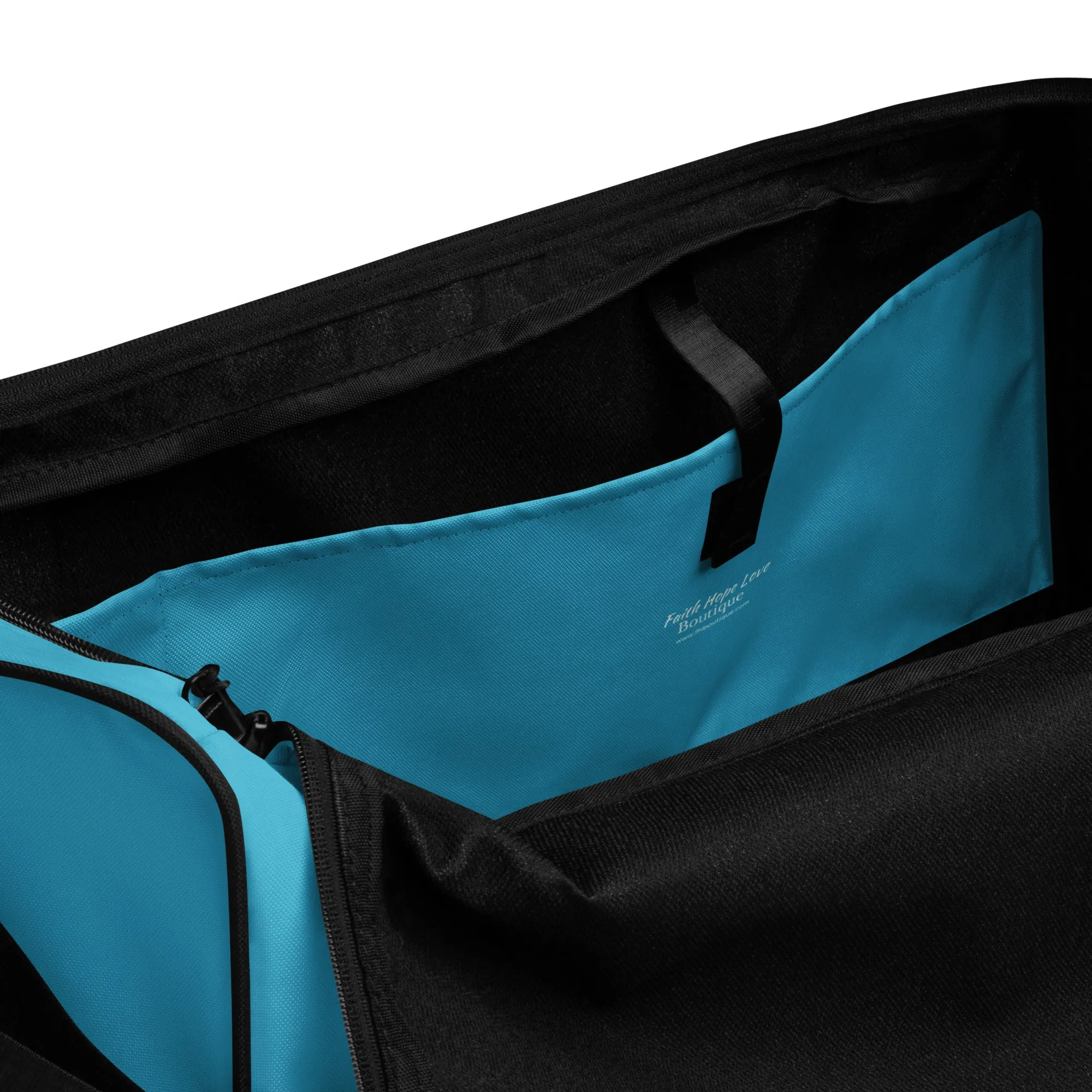 "Today I Choose Joy" Duffle Bag (Aqua)