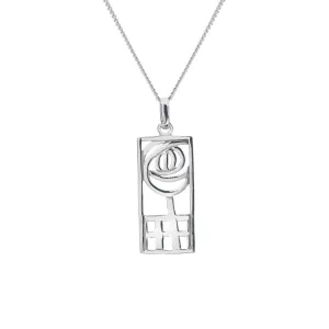 Rose & Squares Pendant